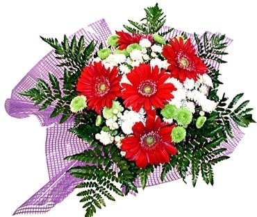 Ankara Aya� �entepe �i�ek�i firma �r�n�m�z taze kar���k k�r �i�ekleri demeti